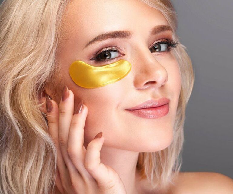 patches around the eyes